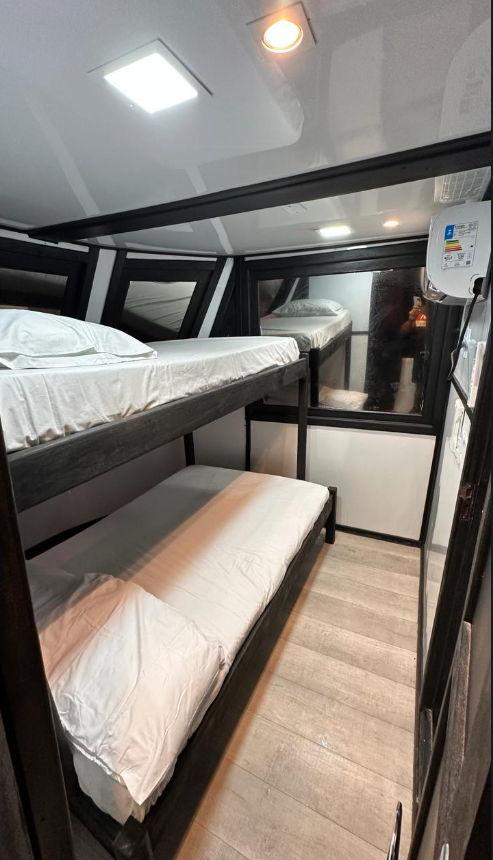Private cabin with bunks aboard the MotherShip